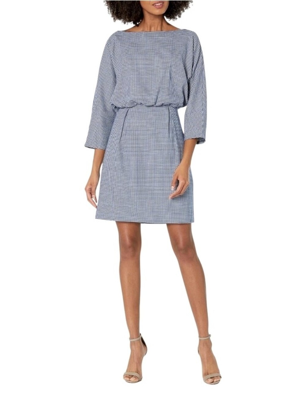 Trina Turk Business Casual Workwear Ink Multi Checkered Amar Dress. Size 8